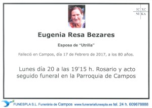 Eugenia Resa Bezares 17-02-2017