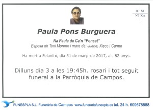 Paula Pons Burguera 31-03-2017