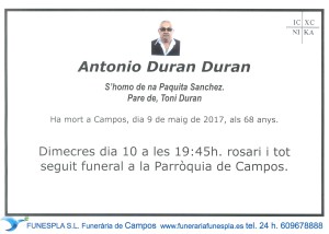 Antonio Duran Duran 09-05-2017