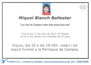 Miquel Blanch Ballester 17-07-2017