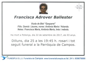 Francisca Adrover Ballester