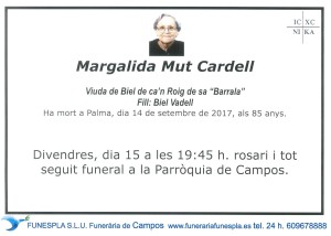 Margalida Mut Cardell 14-09-2017