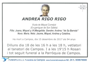Andrea Rigo Rigo 15-12-2017