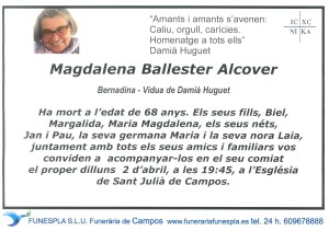 Magdalena Ballester Alcover 31-03-2018