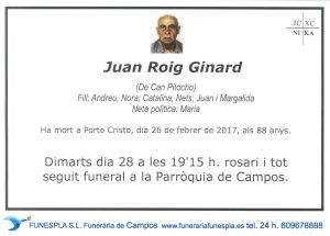 Juan Roig Ginard 26-02-2017