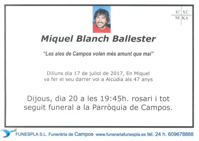 Miquel Blach Ballester   17/07/2017
