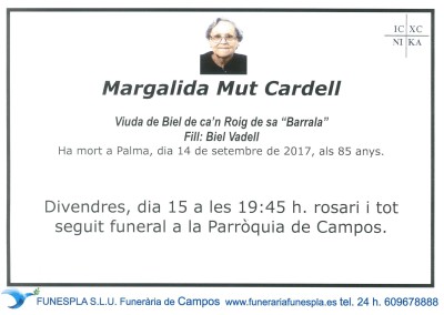 Margalida Mut Cardell   14/09/2017