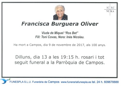 Francisca Burguera Oliver   09/11/2017
