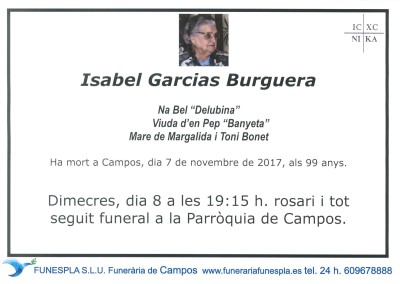 Isabel Garcias Burguerra   07/11/2017