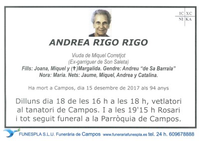 Andrea Rigo Rigo 15/12/2017