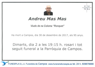 Andreu Mas Mas   30/12/2017