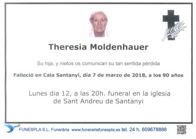 Theresia Moldenhauer  07/03/2018