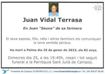 Juan Vidal Terrasa 25-01-2023