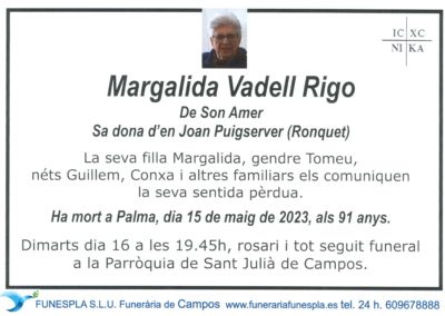 Margalida Vadell Rigo 15-05-2023