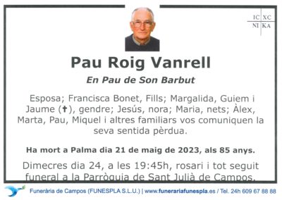 Pau Roig Vanrell 21-05-2023