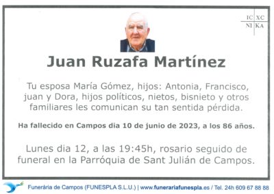 Juan Ruzafa Martínez 10-06-2023