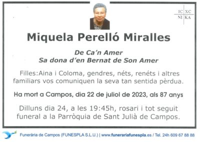 Miquela Perelló Miralles  22-07-2023