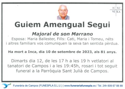 Guiem Amengual Segui 10-09-2023