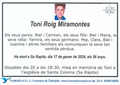 Toni Roig Miramontes 17-01-2024