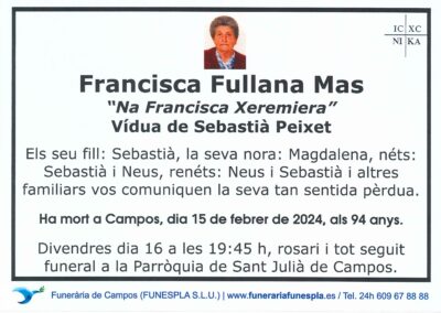 Francisca Fullana Mas 15-02-2024