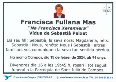 Francisca Fullana Mas 15-02-2024