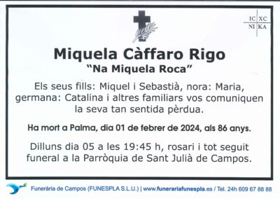 Miquela Càffaro Rigo 01-02-2024