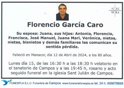 Florencio García Caro 12-04-2024