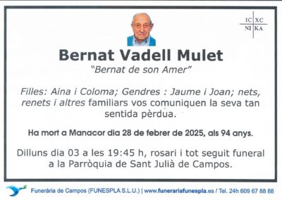 Bernat Vadell Mulet