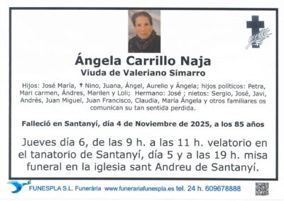 Ángela Carrillo Naja 04-11-2025