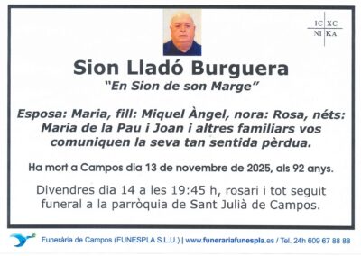 Sion Lladó Burguera  13-11-2025