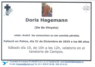 Doris Hagemann 31-12-2025