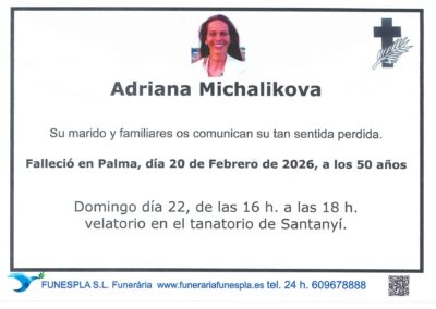 Adriana Michalikova 20-02-2026