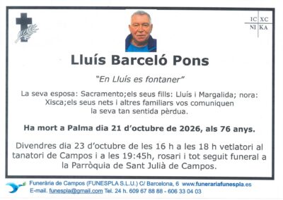 lluís Barceó Pons 21-10-2026